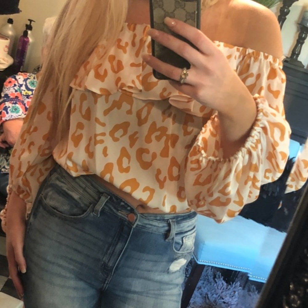 brand new leopard print shirt